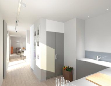 Essbereich der Wohnung