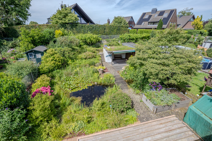 Aussicht auf den Garten