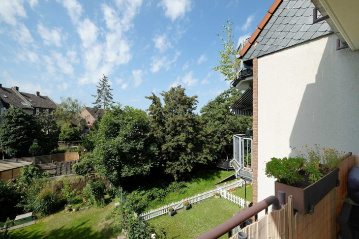 Aussicht vom Balkon