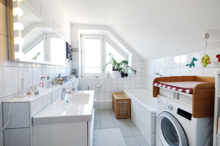 Badezimmer Dachgeschoss