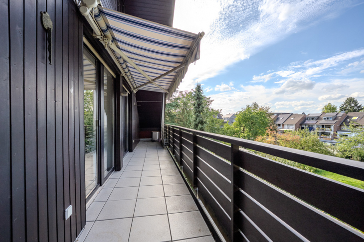 Balkon Blick nach Westen