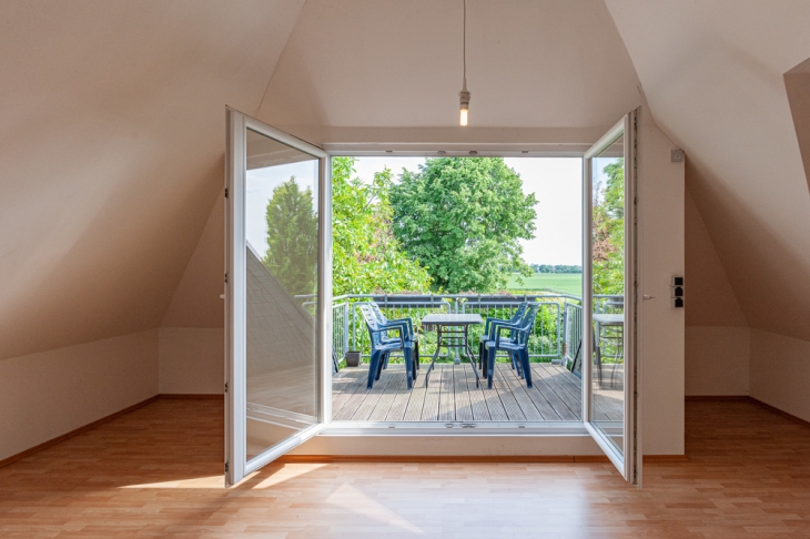 Balkon in Südausrichtung