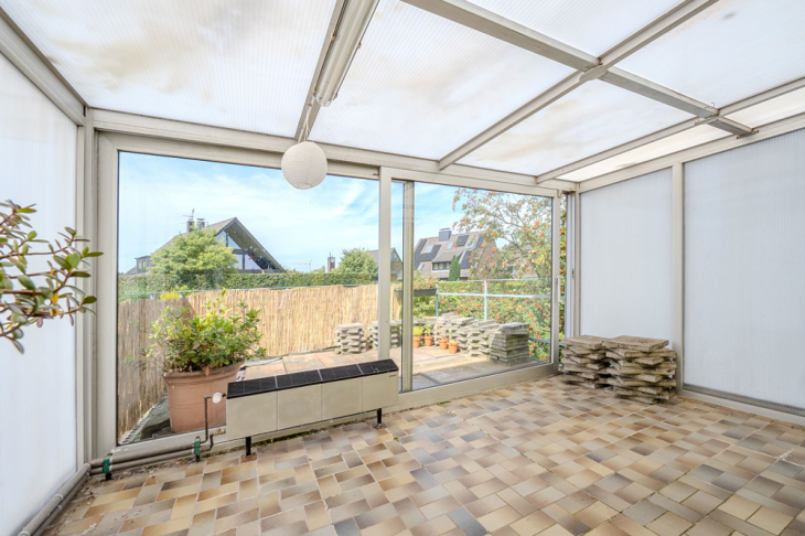 Balkon mit Wintergartenaufbau