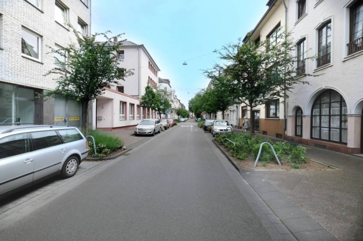 Blick auf die Nachbarbebauung