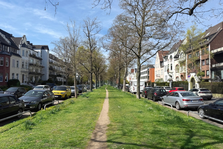 Blick auf die Straße