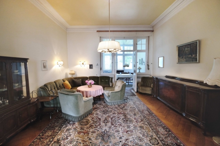 Blick auf Wintergarten