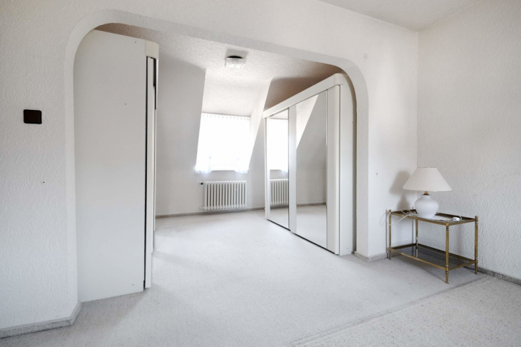 Blick in den Ankleidebereich