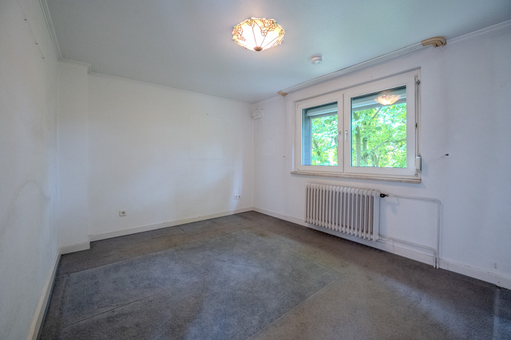 Blick ins Schlafzimmer
