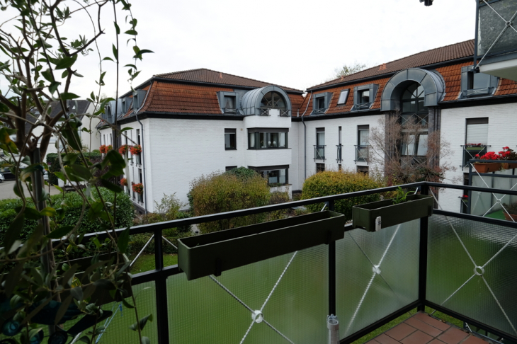 Blick vom Balkon