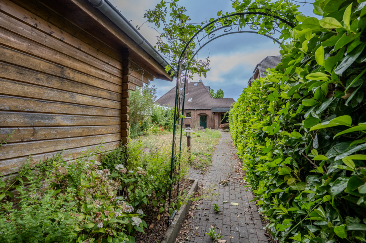 Blick zum Haus