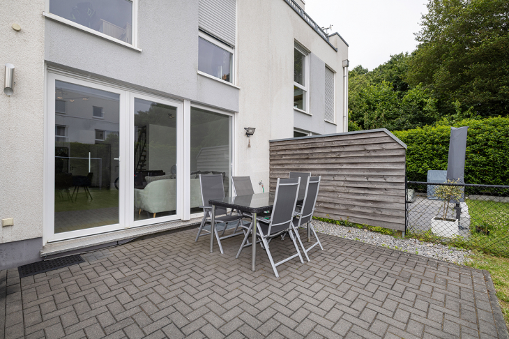 Blick zum Haus
