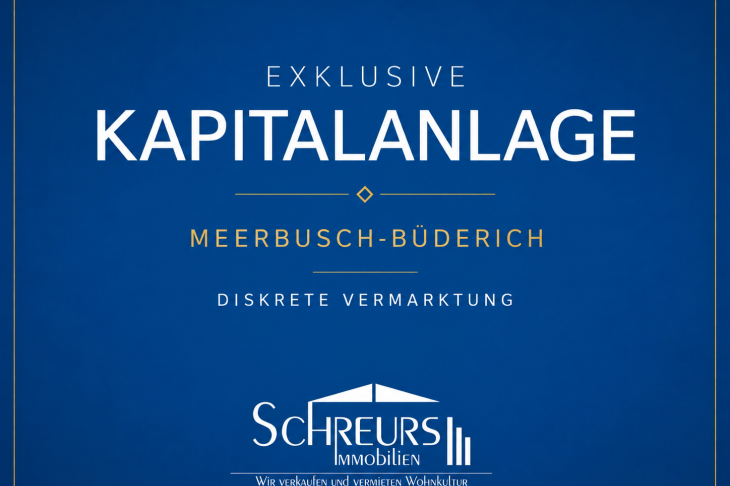 Achtung Anleger - Exklusives Wohninvestment in Meerbusch-Büderich | diskrete Vermarktung! Zinshaus/Renditeobjekt in Meerbusch / Büderich