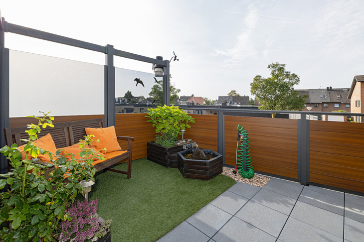Dachterrasse des 1. OG