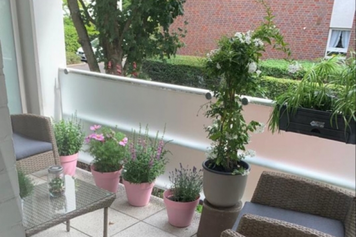 Detail Sommer Balkon