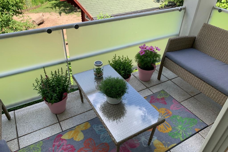 Detail Sommer Balkon