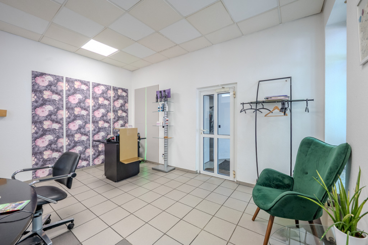 Eingangsbereich Frisörsalon