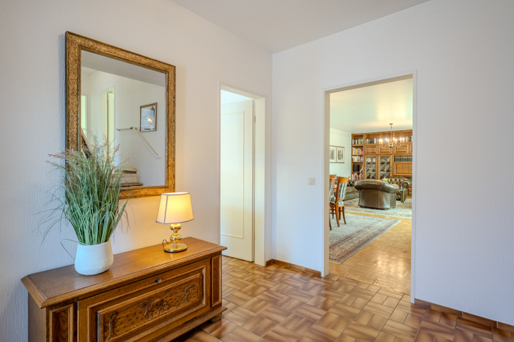 Eingangsdiele Blick zum Wohnzimmer