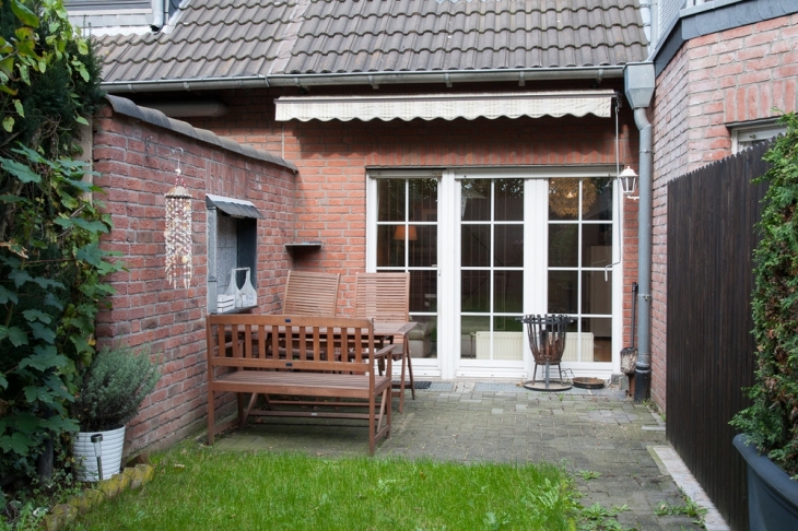 Einliegerwohnung Terrasse und Garten