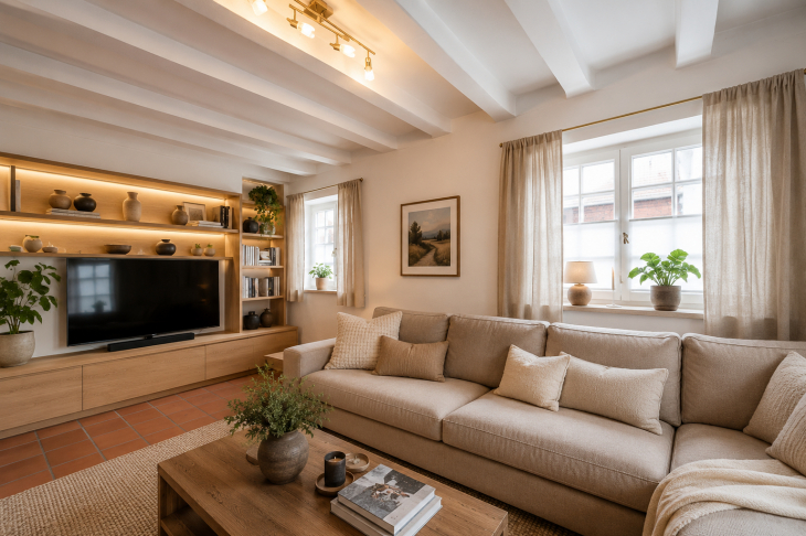 Fernsehzimmer Visualisierung