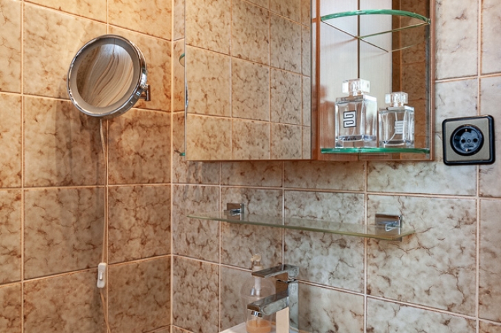 Gäste-WC modernes Waschbecken