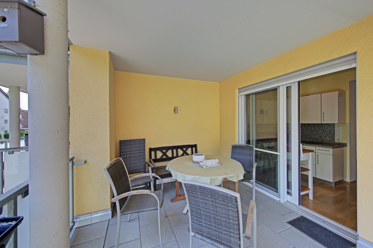 Ganzjährig nutzbarer Balkon