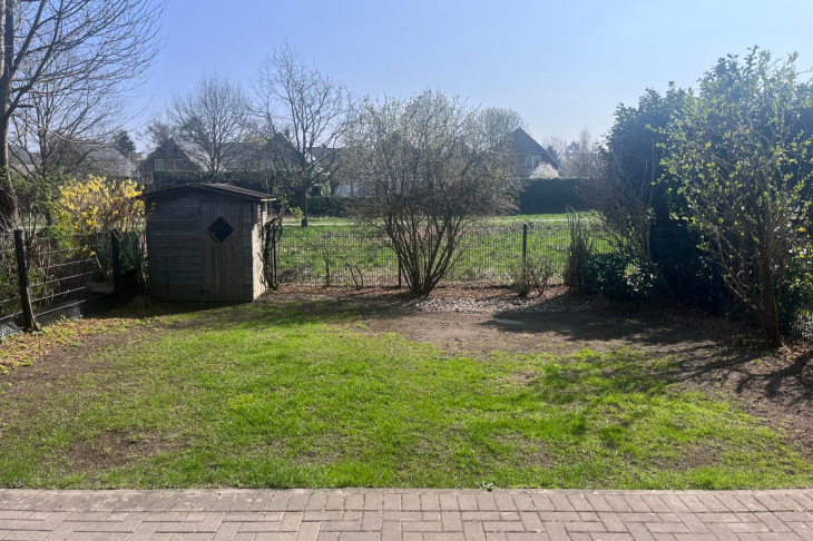 Garten in Westausrichtung