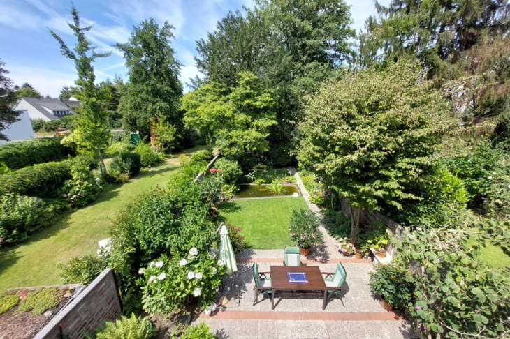Garten mit Nachbargarten