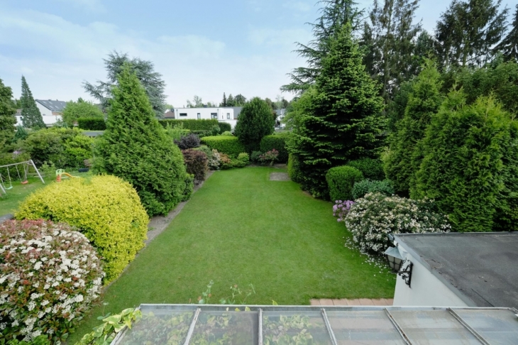 Garten von oben