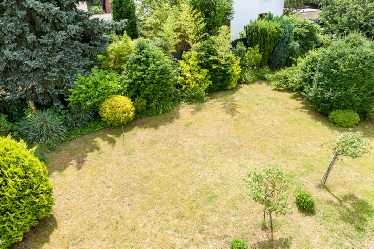 Garten von oben