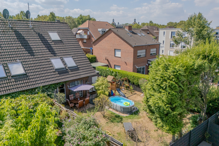 Garten von oben