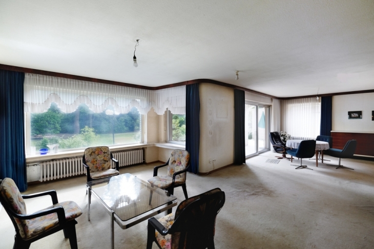 gesamte Ansicht Wohn-Esszimmer