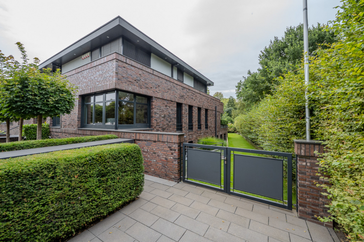 Geschmackvolle Klinkerfassade