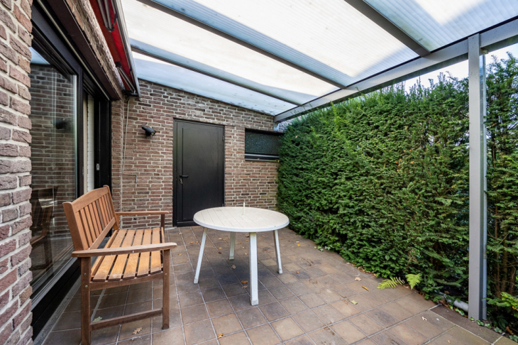 geschütze Terrasse zur Westseite