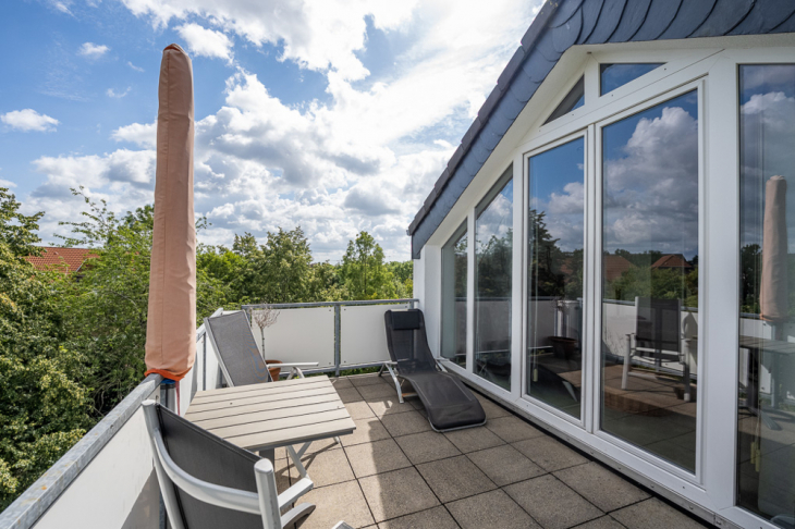 großer Balkon
