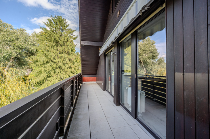 Großer Balkon Blick nach Osten
