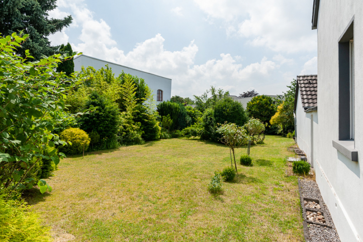 Großer sonniger Garten