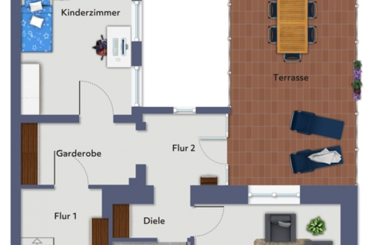 Grundriss 1. Obergeschoss