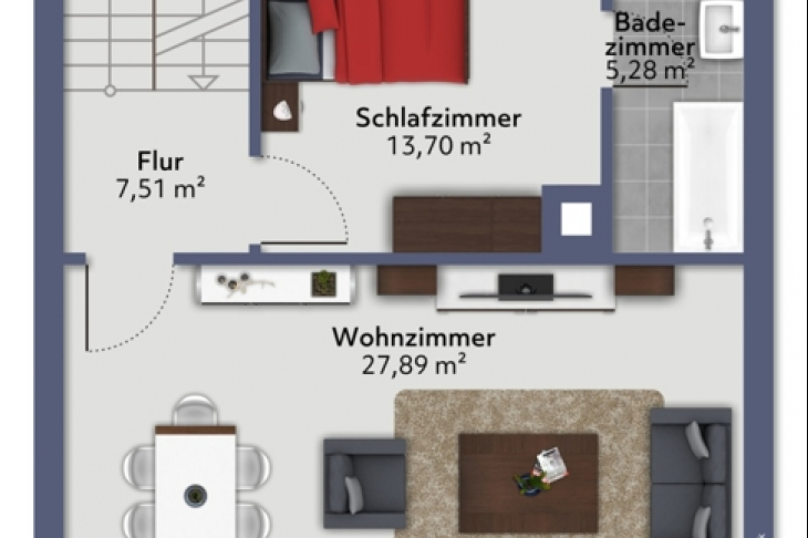 Grundriss 1. Obergeschoss