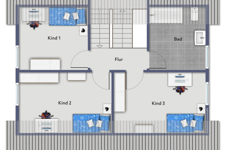 Grundriss 1. Obergeschoss