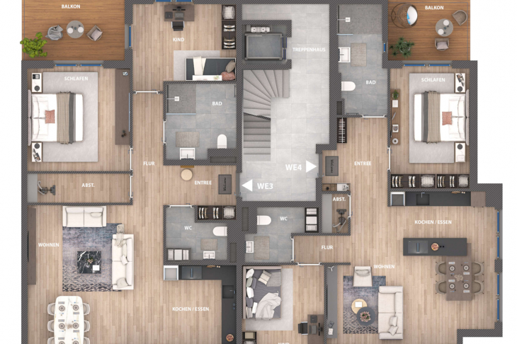 Grundriss 1. Obergeschoss