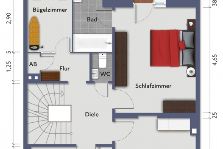 Grundriss 1. OG