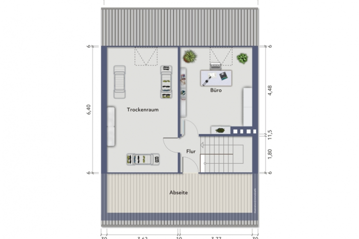 Grundriss 2. Obergeschoss