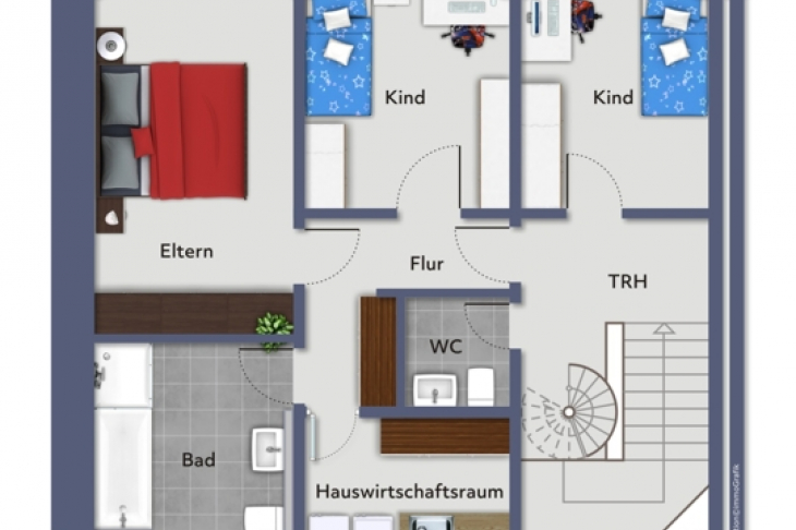 Grundriss 2. Obergeschoss