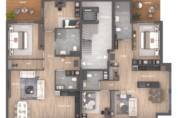 Grundriss 2. Obergeschoss