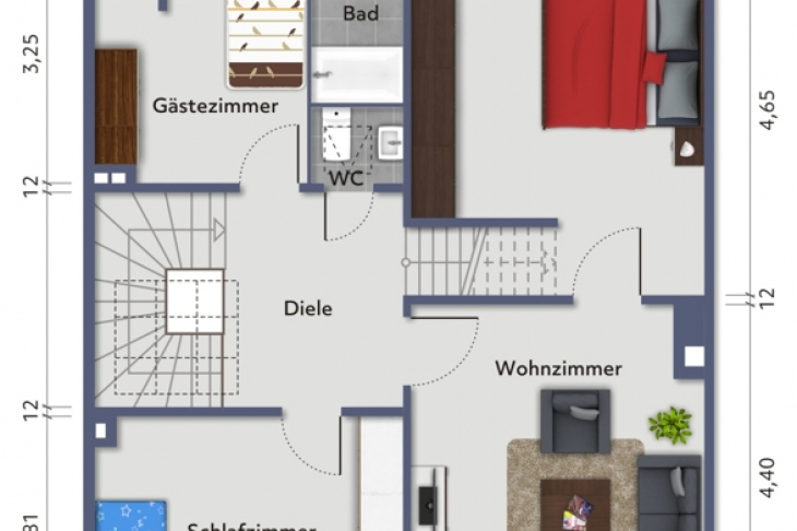 Grundriss 2. OG