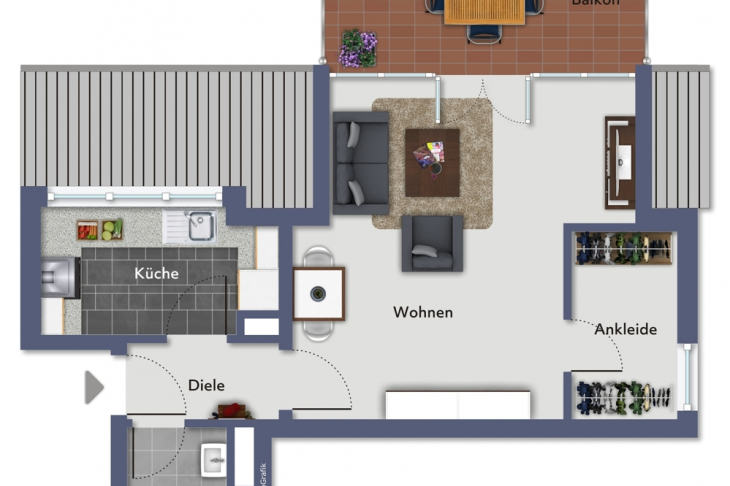 Grundriss Appartement