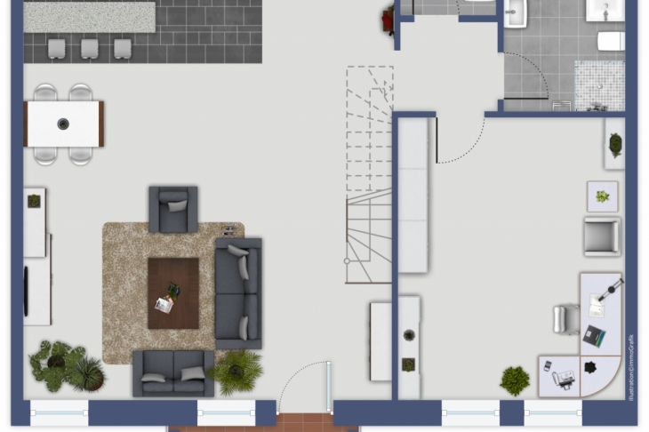 Grundriss Basisgeschoss