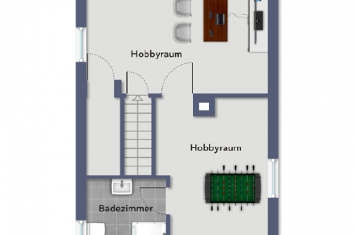 Grundriss Dachgeschoss - Exposé