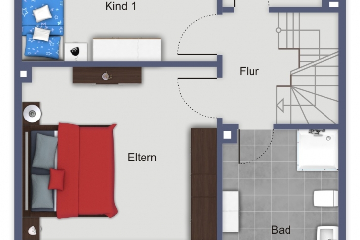 Grundriss Dachgeschoss