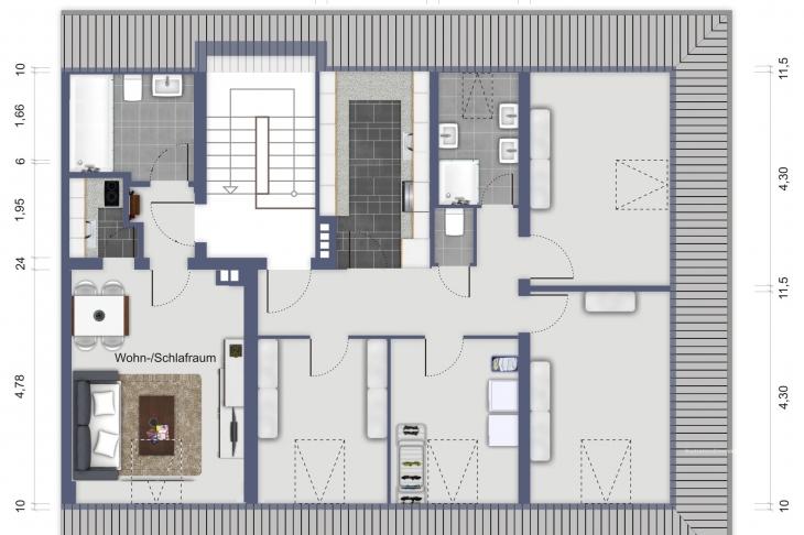 Grundriss Dachgeschoss